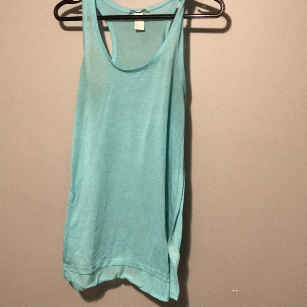H&M basics blue tank top